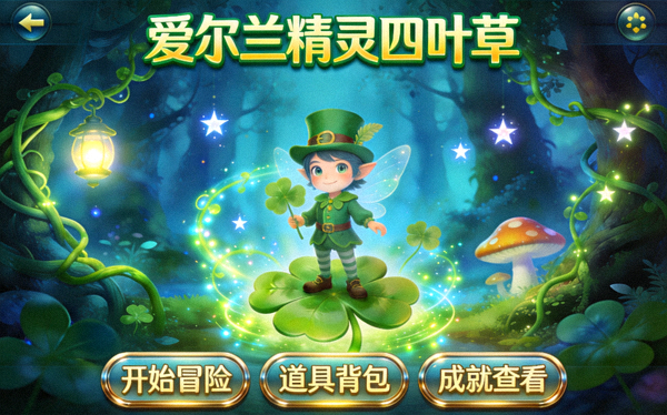 爱尔兰精灵神话奇幻风格游戏场景与唯美画面设计特写